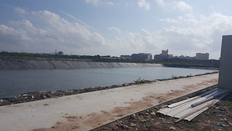 河道清淤污泥壓濾機應用現場