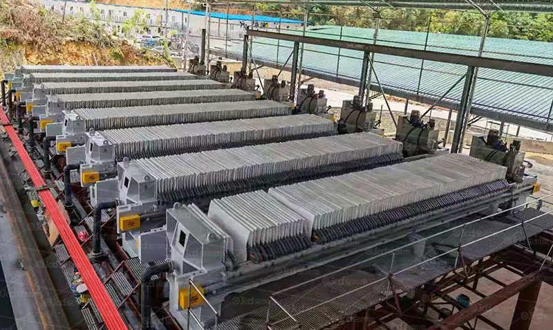 高壓壓濾機安裝現場