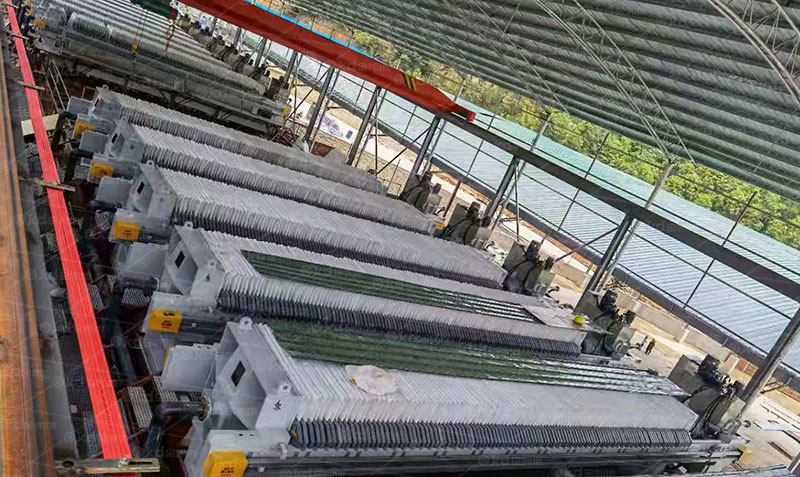 高壓壓濾機安裝現場