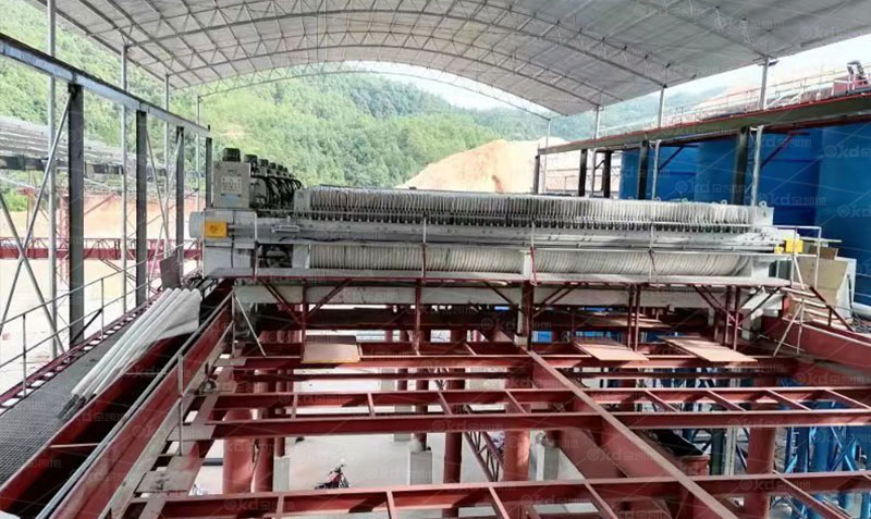 高壓壓濾機安裝現場